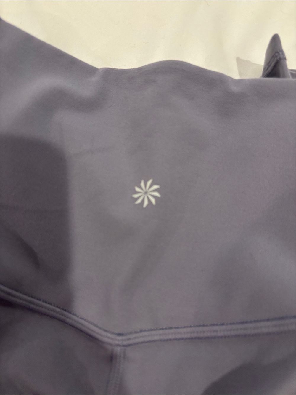 Athleta Lavender Gray Elation Capri Leggings - Picture 3 of 4